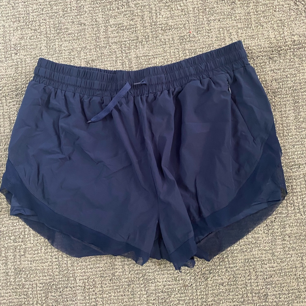 Navy Run Shorts